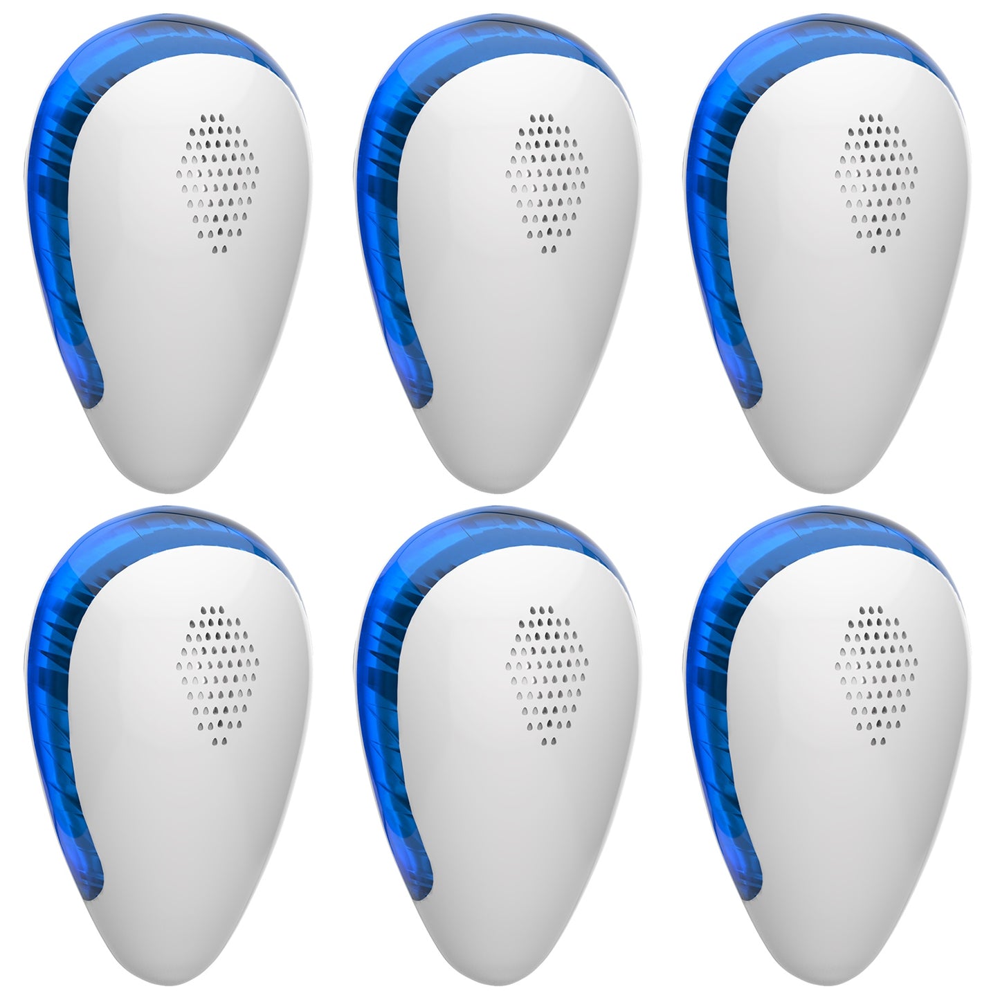Ultrasonic Pest Repeller - 6 Pack Indoor Bug Control