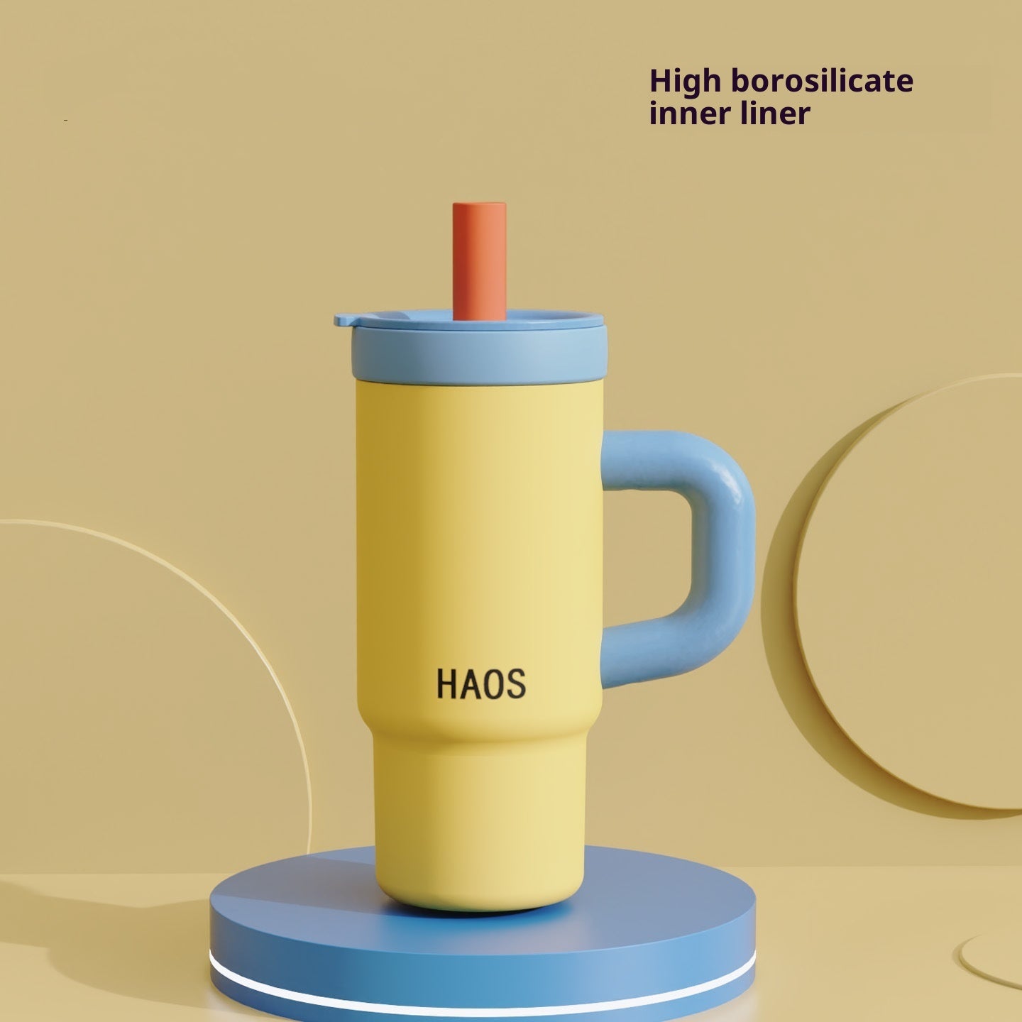 Large Capacity Insulated Drinkware - Keeps Drinks Cold & Hot, 500ML