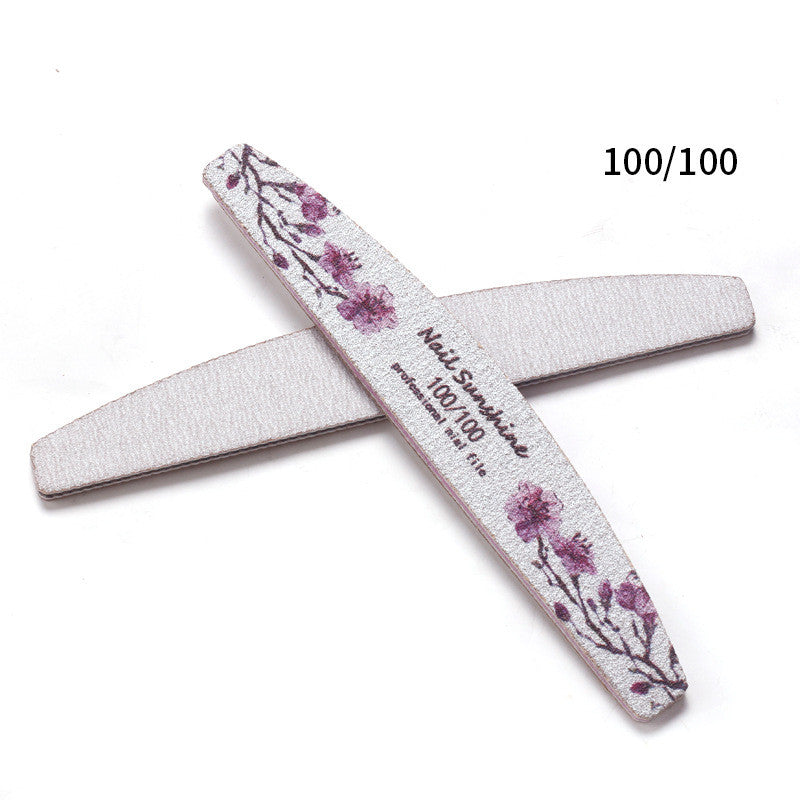 Sand Flower Nail File Set for Manicure and Nail Polishing - Multiple Colors