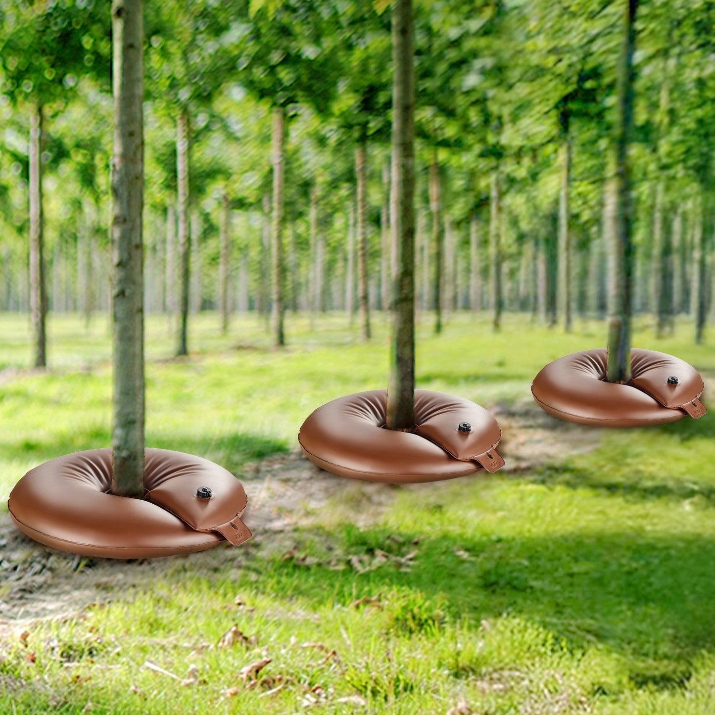 Tree Watering Bags 4 Pack 16 Gallon Slow Release Reusable Drip Irrigation System