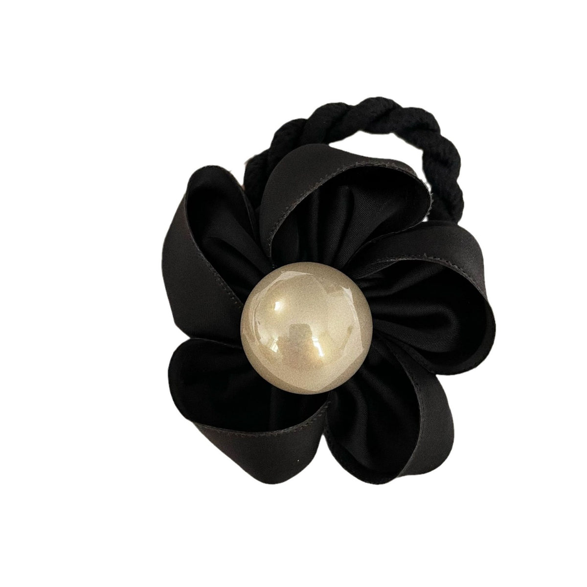 Pearl Handmade Flower Fabric Hair Band