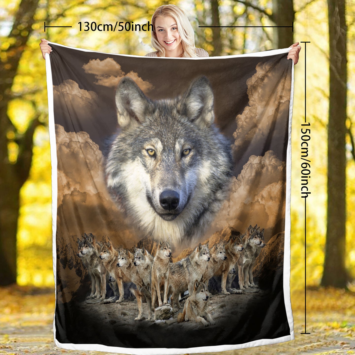 Sherpa Fleece Blanket - Cozy Warm Plush Throw 50x60" & 60x80"