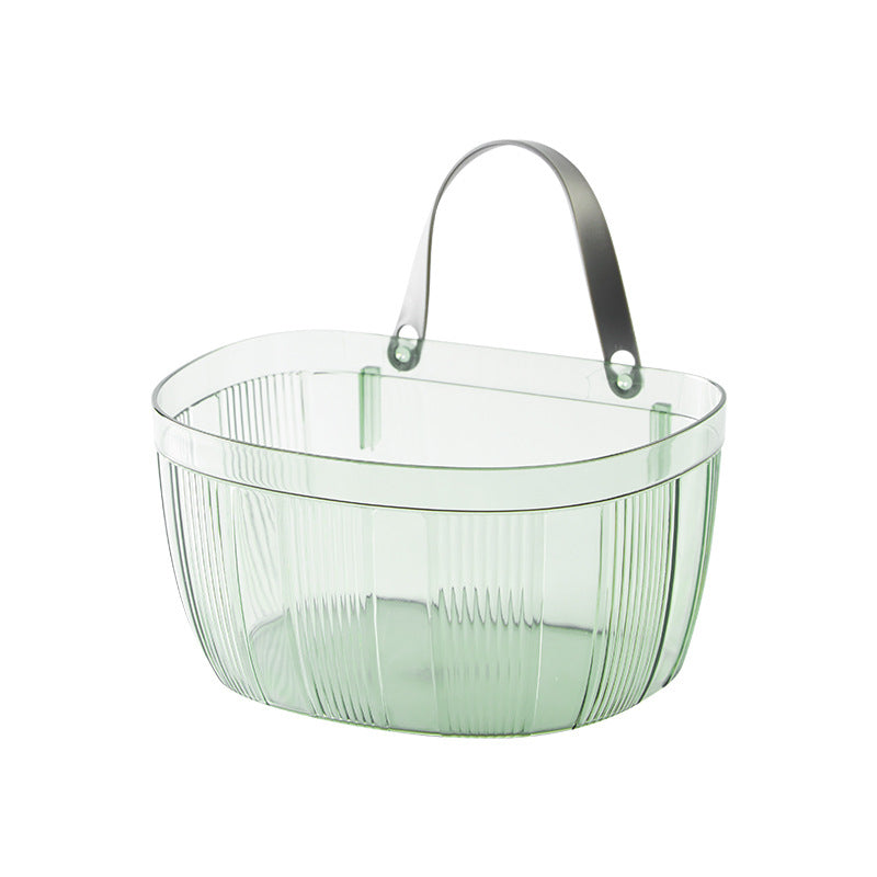 Wall-Mounted Storage Basket with Adhesive Backing for Kitchen, Bathroom & Home Organization