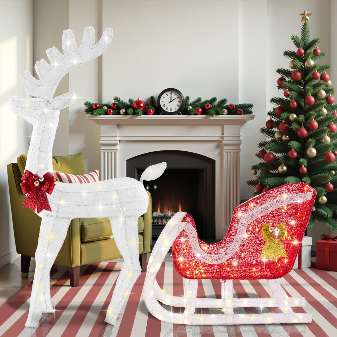 Christmas Outdoor Deer Decoration with LED Lights