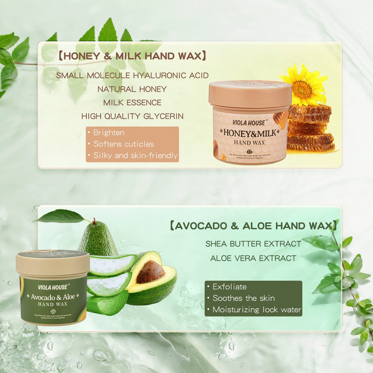 Women's Universal Avocado Aloe Hand Wax Mask