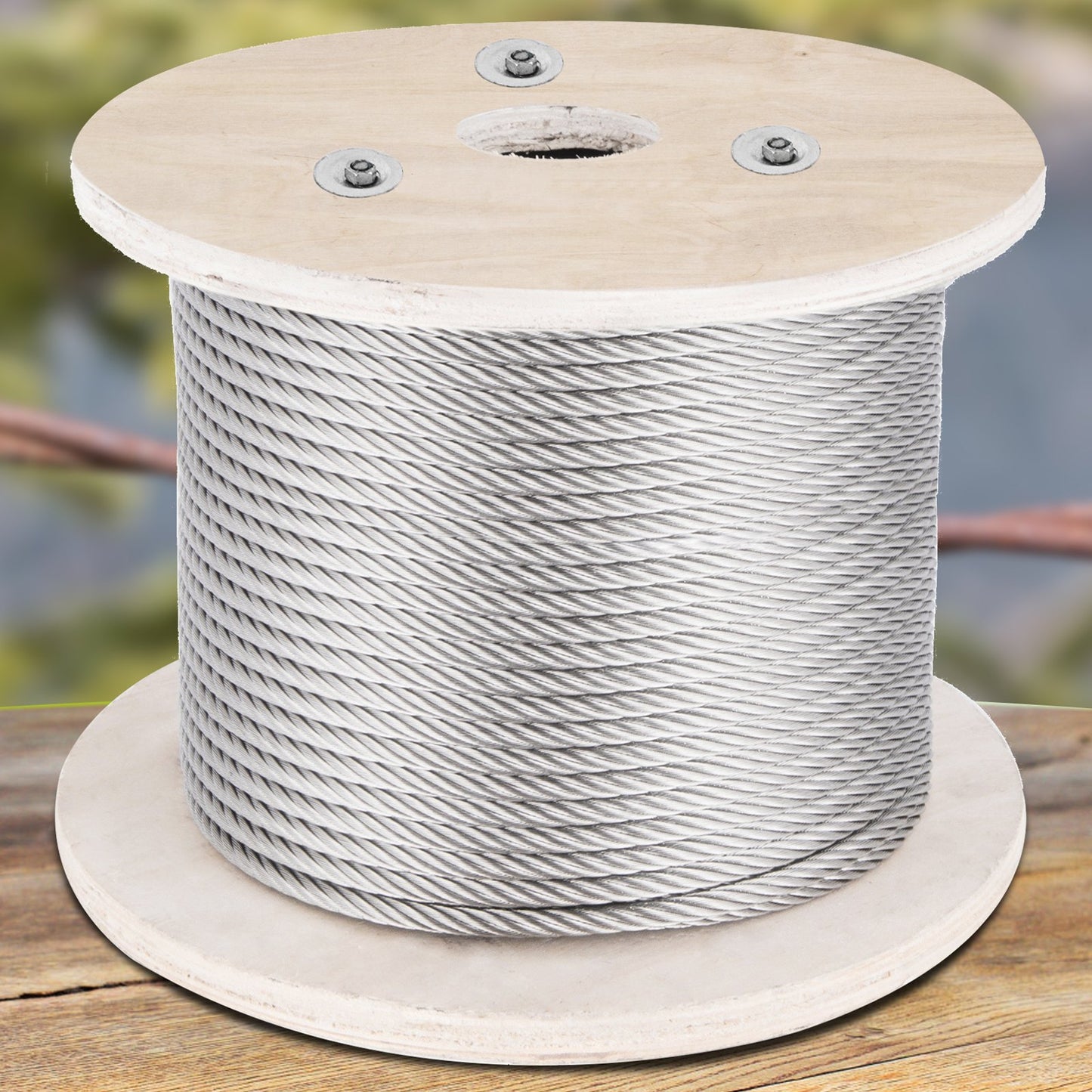 5/32 Stainless Steel Cable 500FT Marine Grade Wire Rope for Deck Railing & DIY