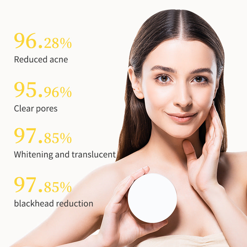 Bright White Clay Mask for Facial Care - 120g, Acne & Skin Brightening