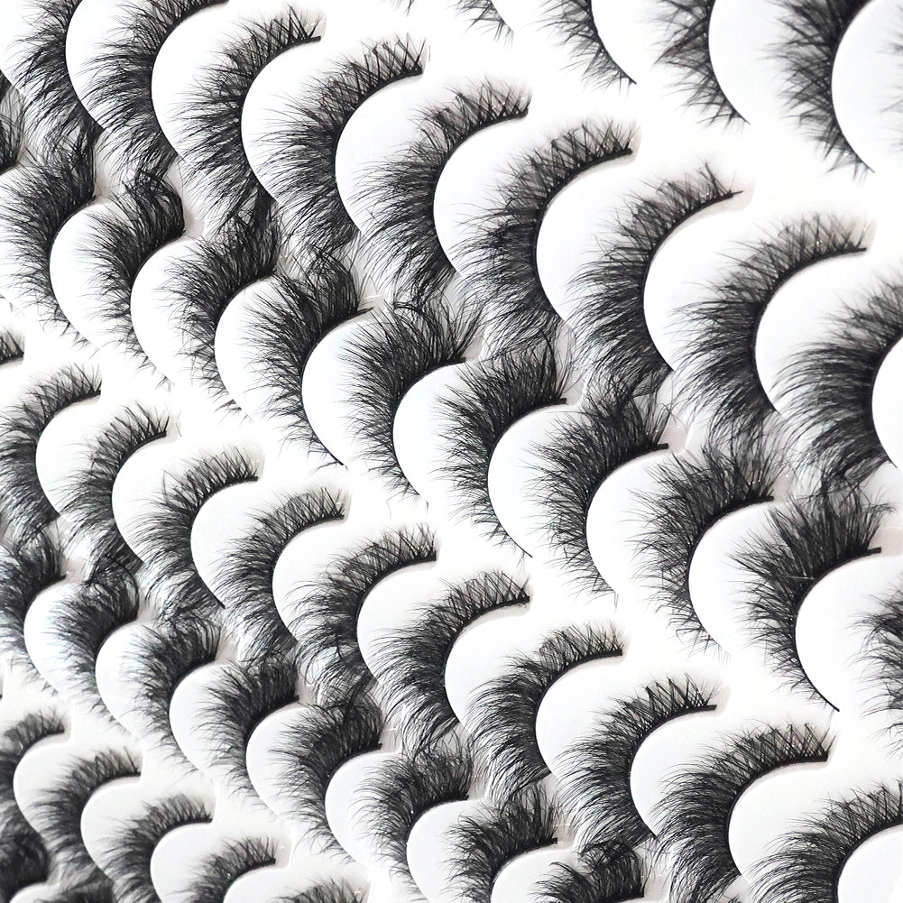 3D False Eyelashes - Multi-Layered Realistic Soft Lashes
