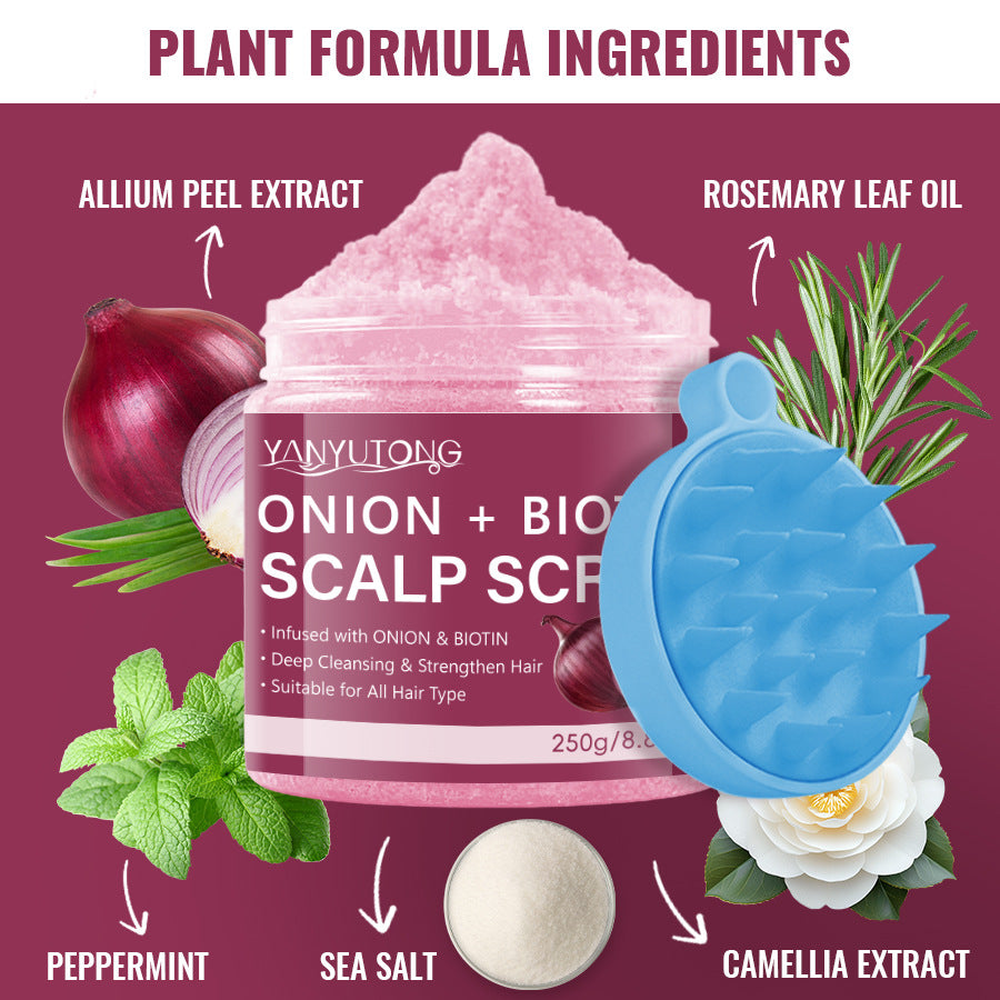 Onion Biotin Shampoo Facial Scrub Moisturizing
