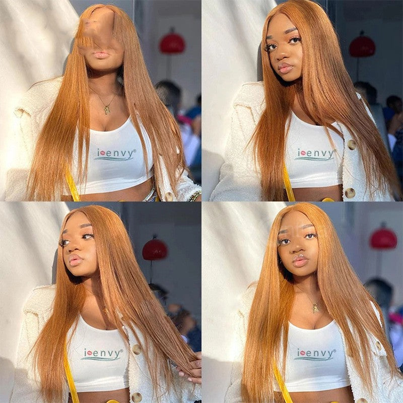 Lace Headband with Real Straight Human Hair Extensions - Multiple Lengths & Densities