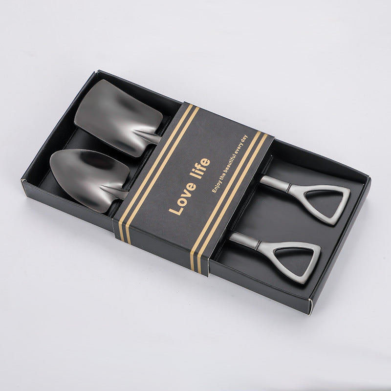 Stainless Steel Spade Spoon for Watermelon Ice Cream - Multiple Colors