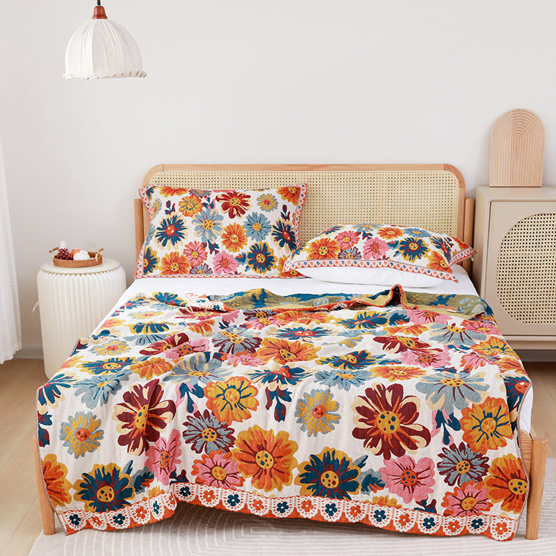 Universal Four Seasons Towel Quilt for Home Bedding