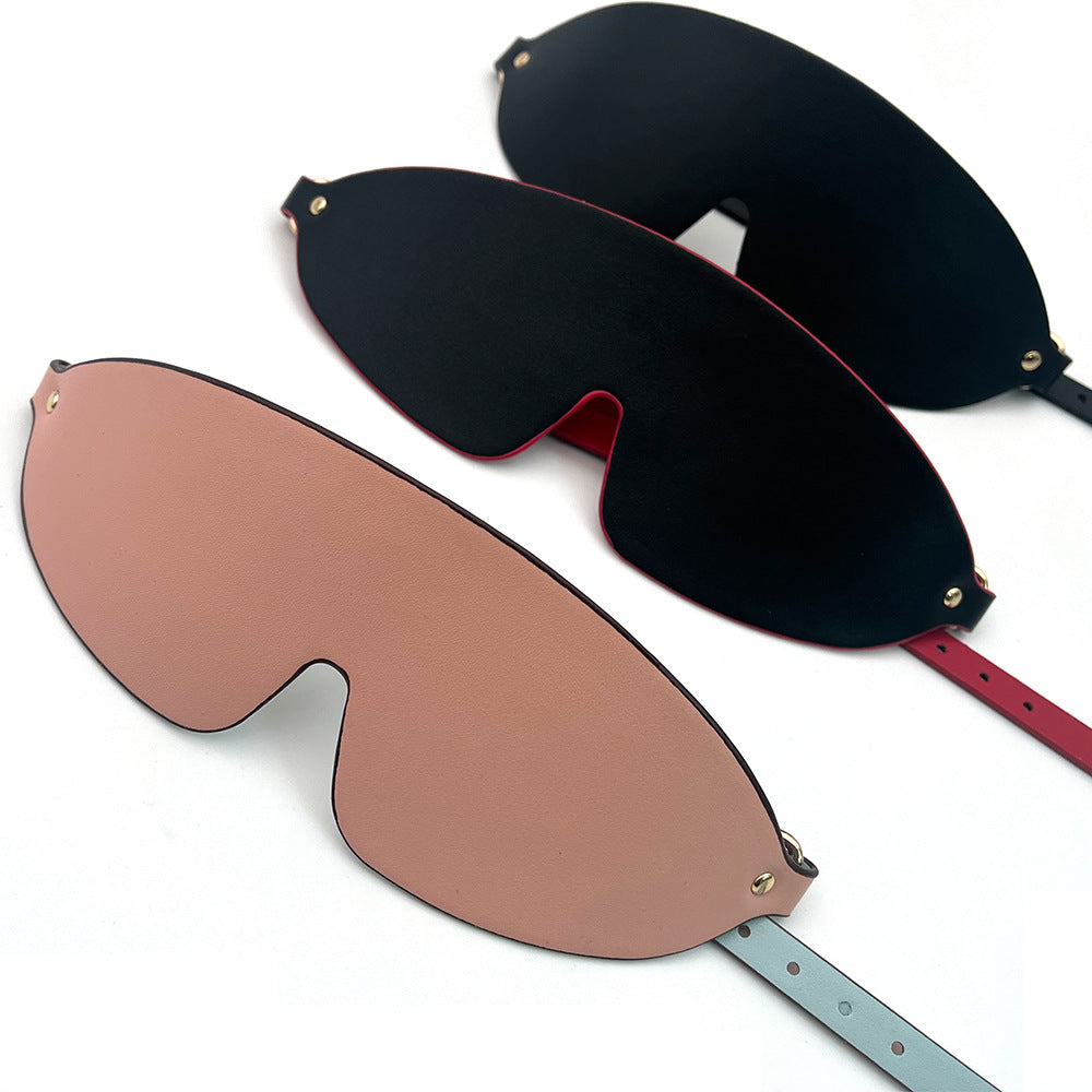 Blackout Leather Eye Mask for Sleep & Relaxation - Multiple Colors