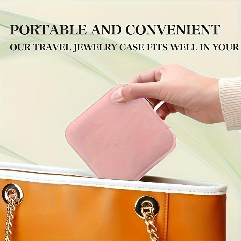 15-Piece Set High-Quality Mini Portable PU Leather Travel Jewelry Box