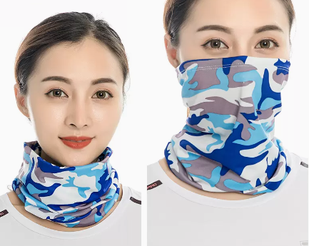 Ice Silk Head Cover Men’s Sunscreen Mask Outdoor Sport Face Mask