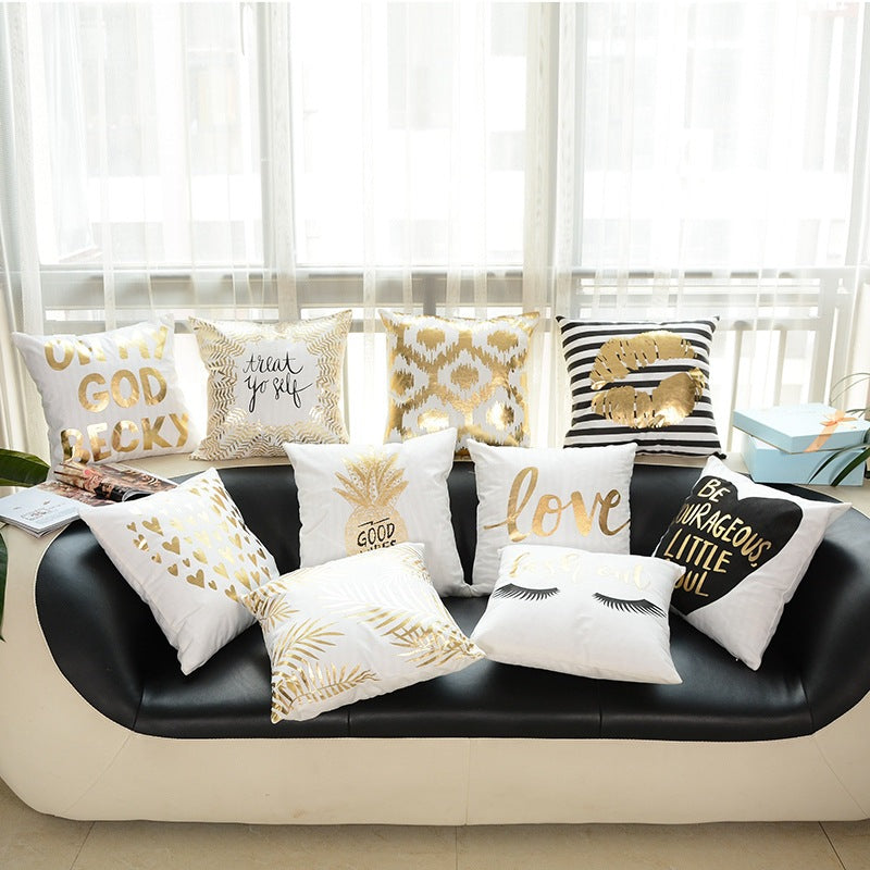 Modern Decorative Pillow Cover 45x45cm Geometric Abstract Style