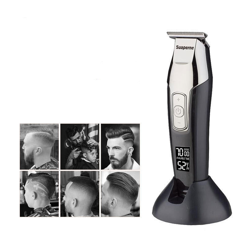 Men's USB Charging Hair Clipper with Gradient Fader Blade