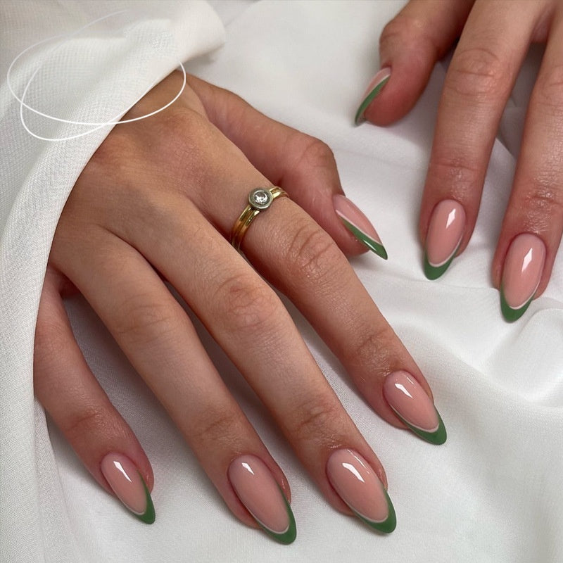 Short Square Nail Tips - Wearable Artificial Nails for Nail Art, Starry Sky Pattern