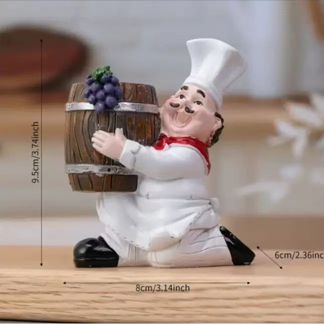 European-Style Toothpick Holder Decor - Home & Garden Resin Ornament