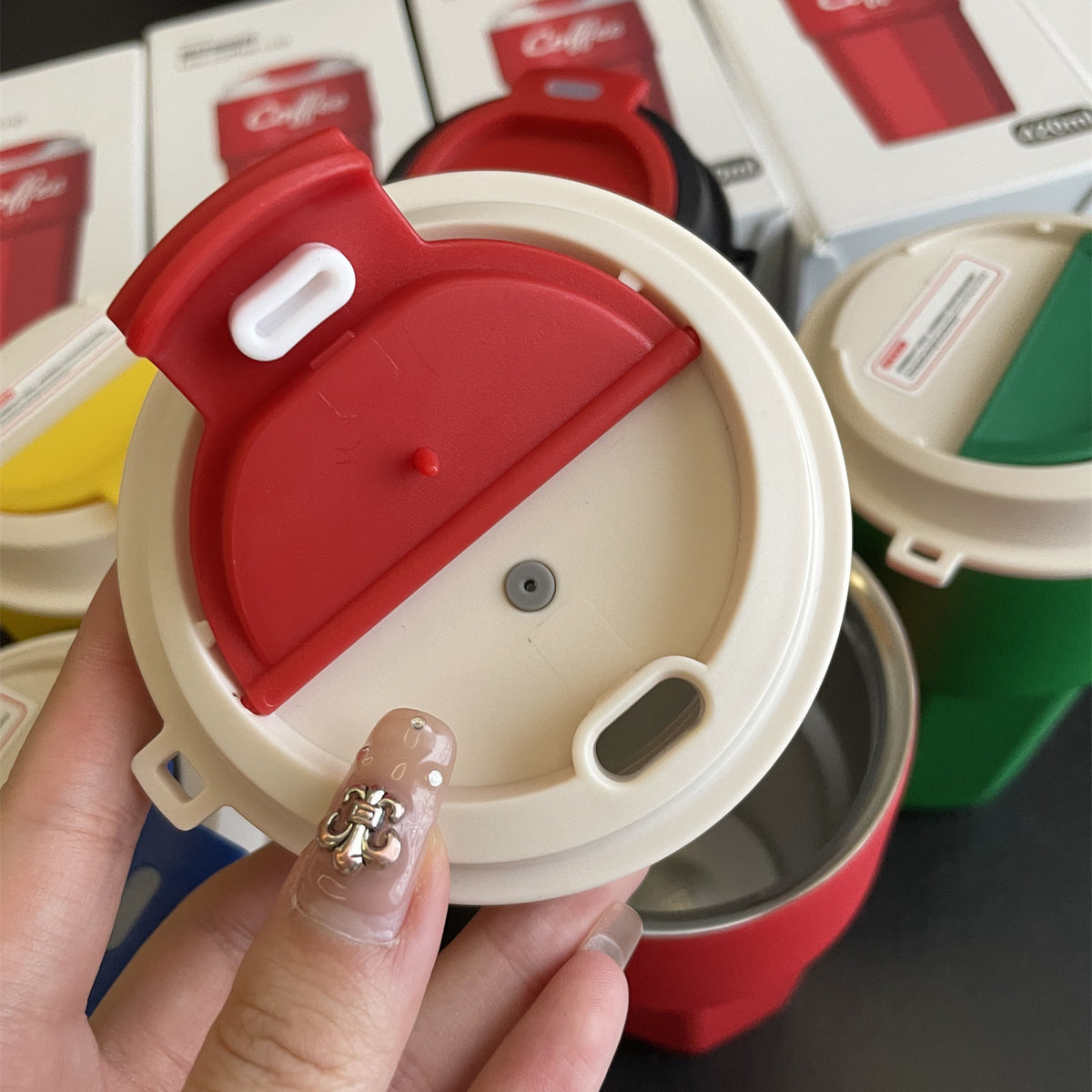 Food Grade Stainless Steel Coffee Cup with Insulation - 420ml