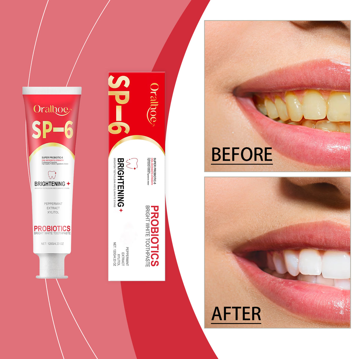 Probiotic Whitening Toothpaste 120g
