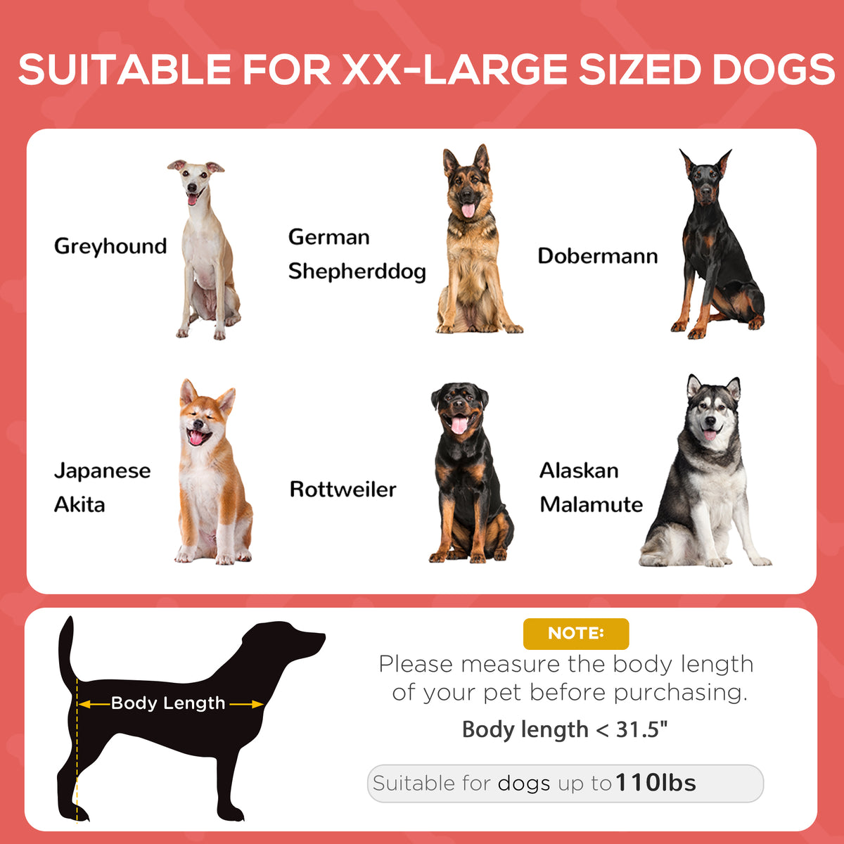 Elevated Portable Dog Bed with Canopy Shade - 48x36 Inch Cooling Pet Cot