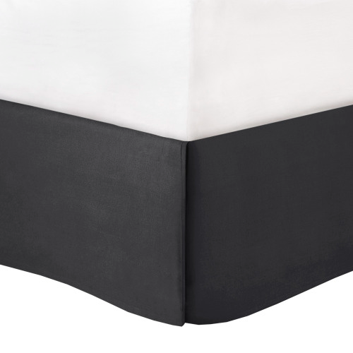 12-Piece Black Comforter Set with Cotton Bed Sheets - King