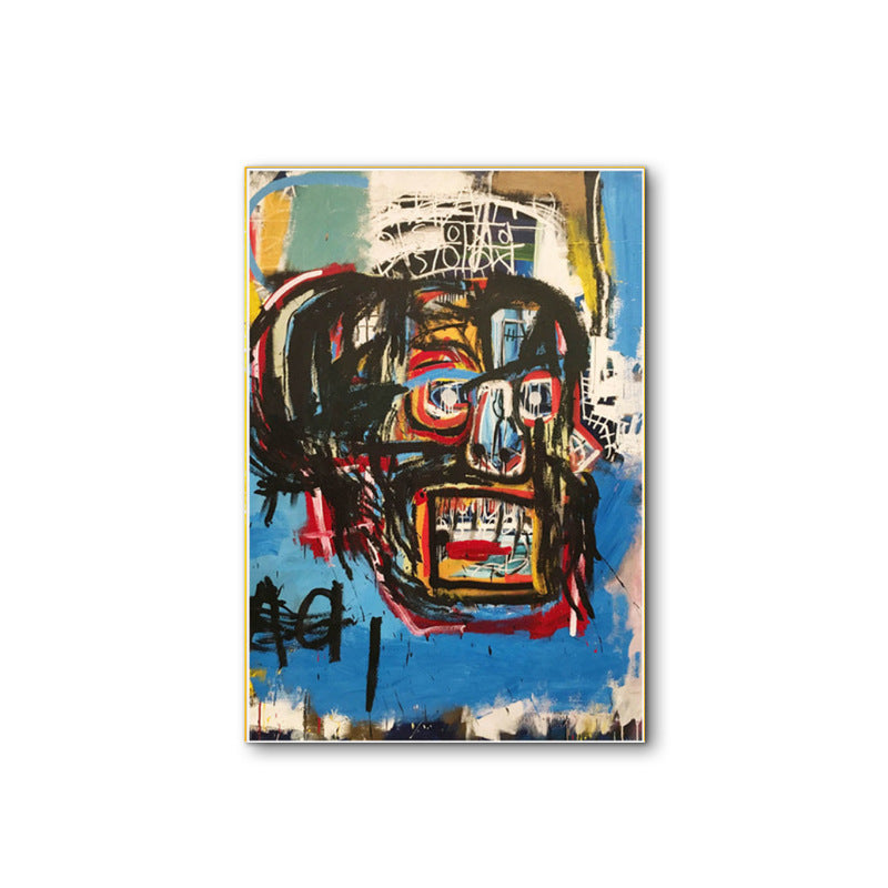 Abstract Graffiti Frameless Canvas Wall Art - Multiple Sizes & Styles