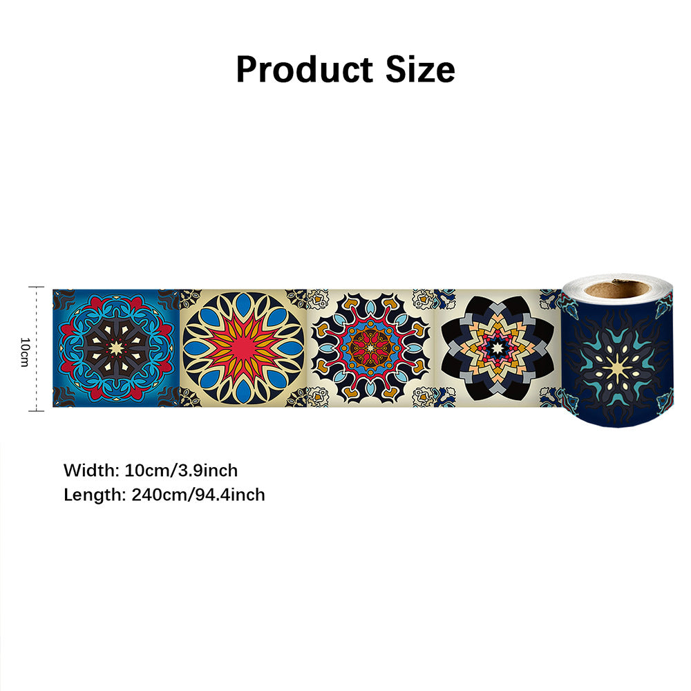 Home Wall & Floor Skirting Line Stickers - Moisture & Stain Resistant PVC
