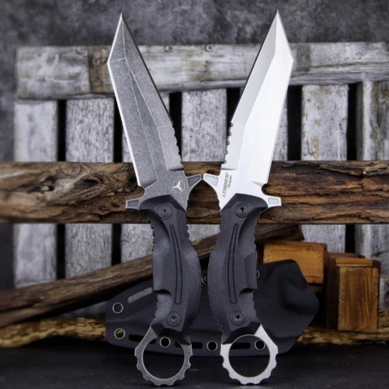 High-Hardness Steel Tactical Knife with Multi-Functionality - Self-Defense & Kitchen Use
