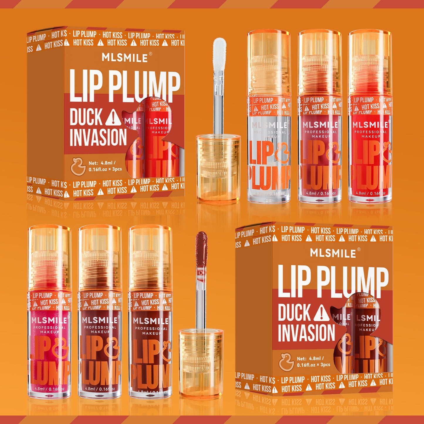 Moisturizing Lip Oil Gloss - Clear Lip Care Lipstick Serum with Repair & Discoloration Benefits