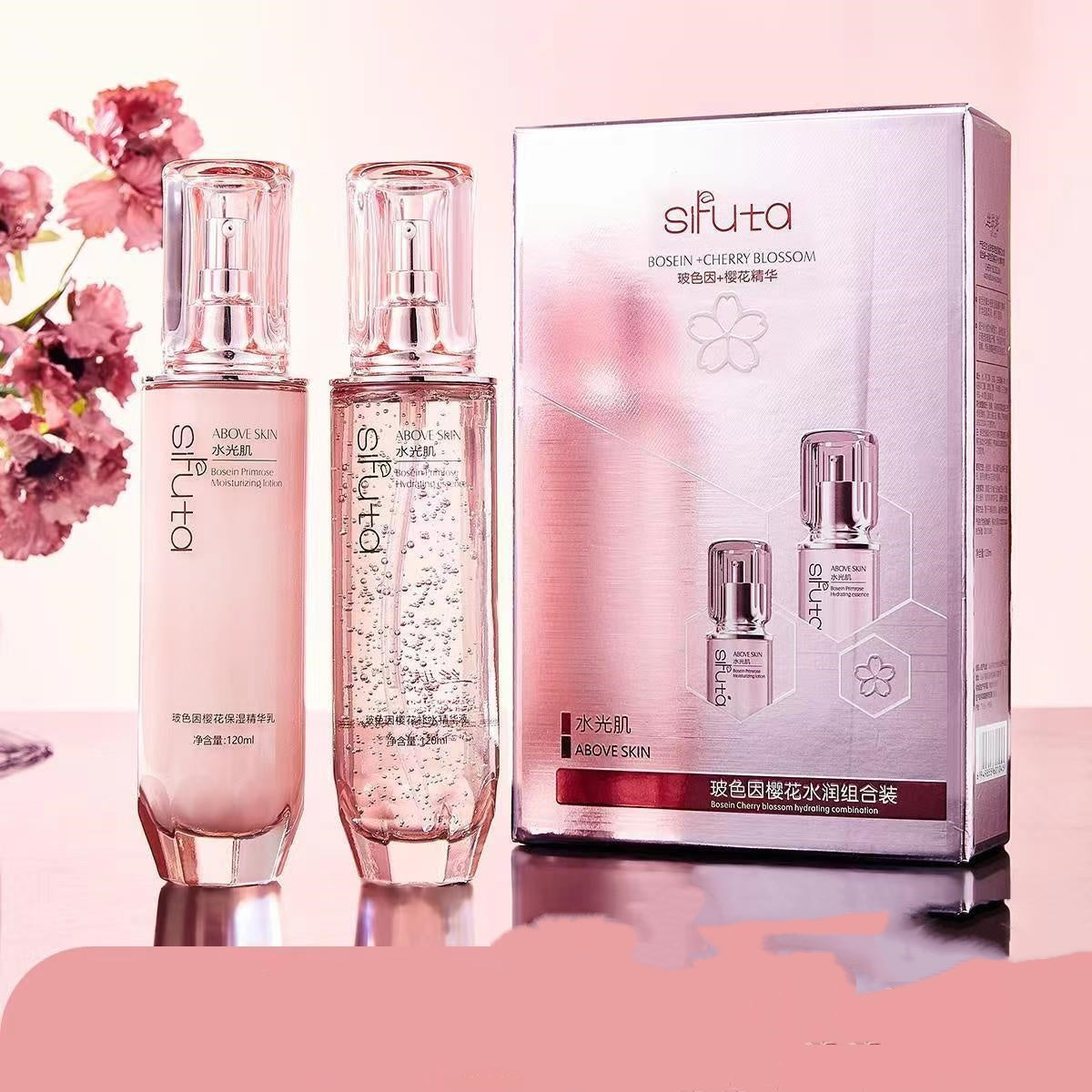 Hydrating Facial Care Set - Toner & Lotion for Normal to Oily Skin