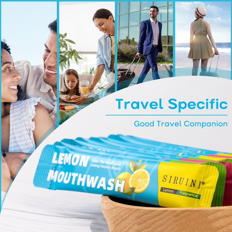 Portable Mouthwash Pieces Set - Pocket Saliva Dispenser for Travel
