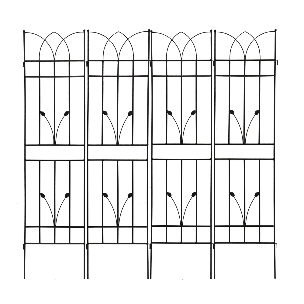 Metal Garden Trellis - 71" x 17.7" Rustproof Climbing Support