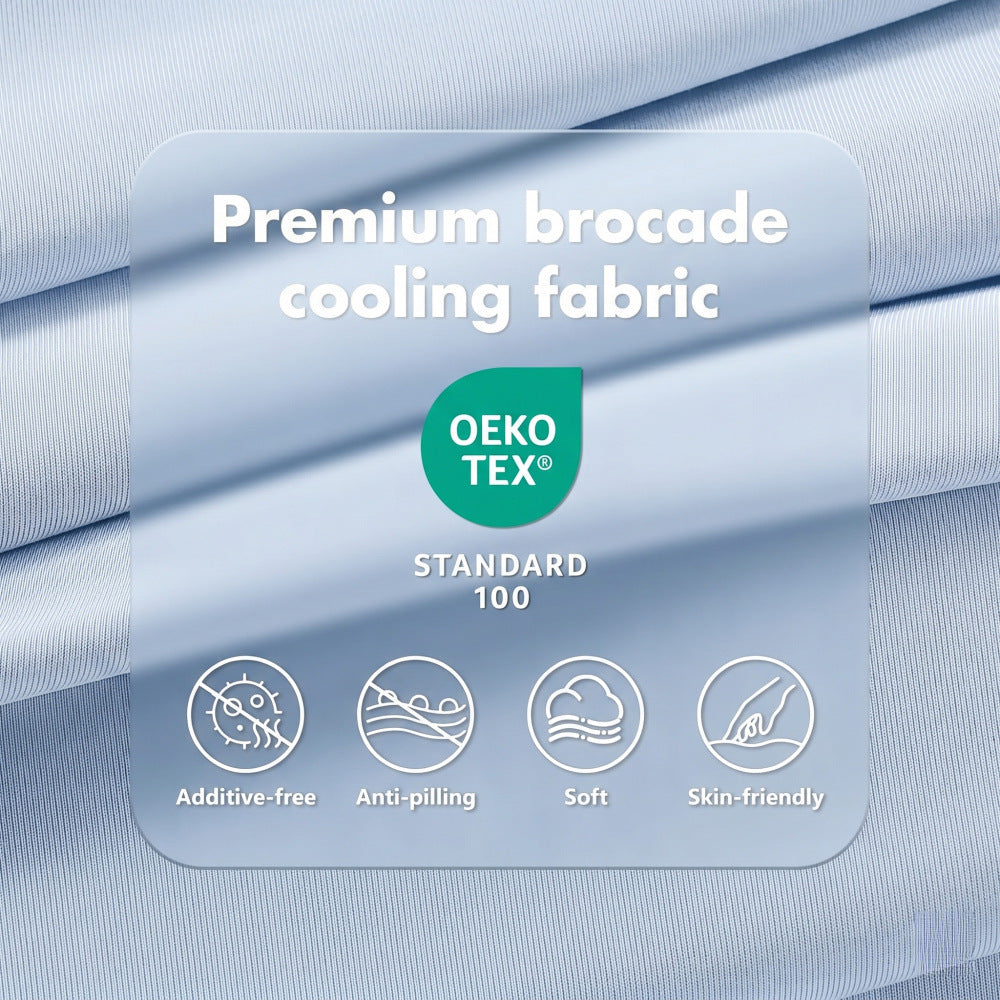 Ice-Silk Cooling Summer Blanket - Temperature-Reducing Home Bedding
