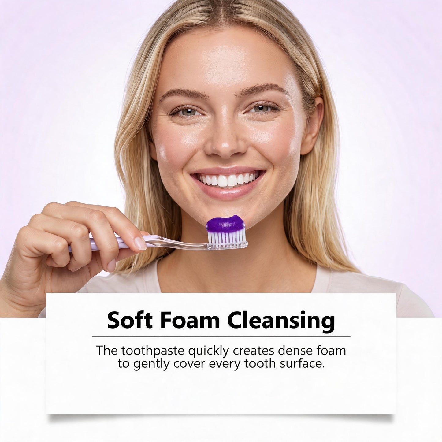 Purple Bright-White Toothpaste 100G for Oral Hygiene Fresh Breath