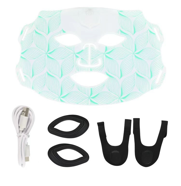 Multifunctional Rainbow Light Therapy Facial Mask for Skin Rejuvenation