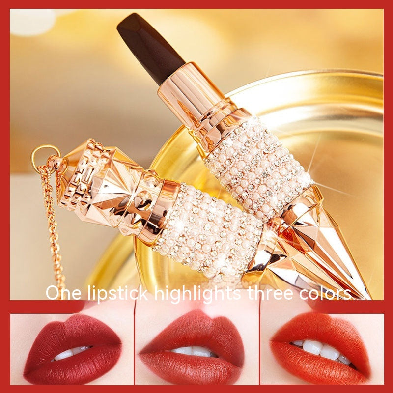 Matte Finish Moisturizing Lipstick with Three-Color Options - Queen Truncheon