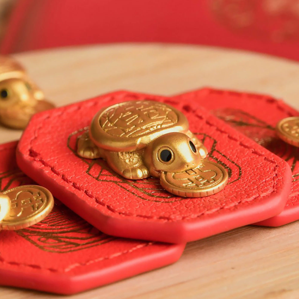 Naked Alloy Turtle Ornament for Home & Office Decor - Wealth Symbol