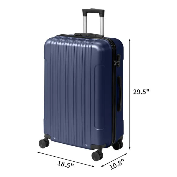 Three-in-one Textured Matte Finish, Non-TSA Customs Lock, 28-inch