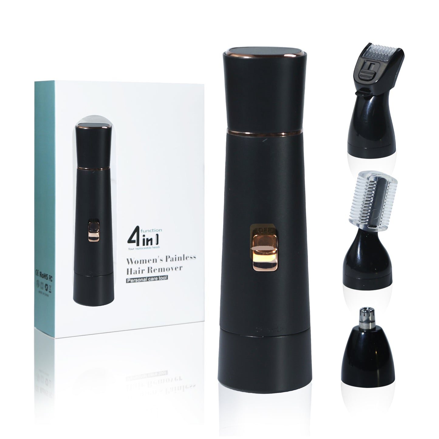 4-in-1 Electric Hair Removal Device - Personal Care Appliance