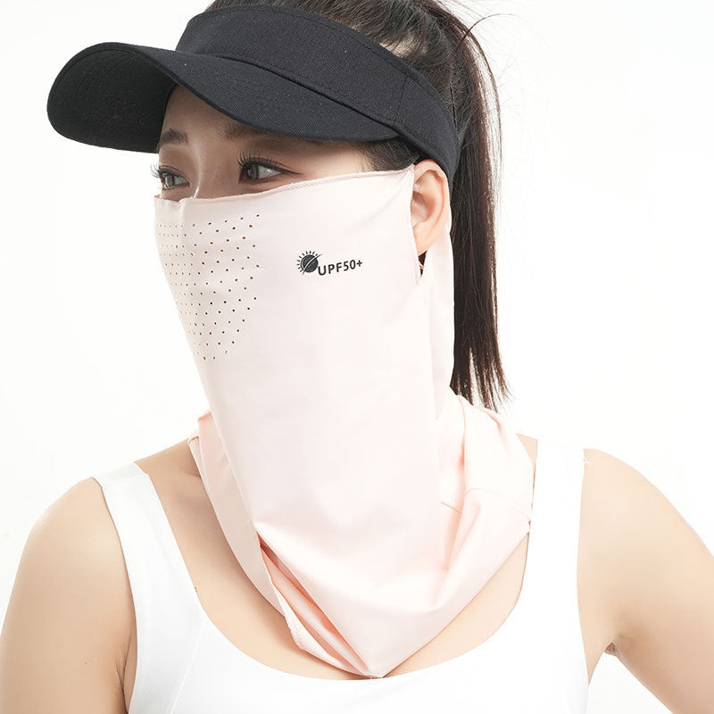 Breathable Face Mask with UV Protection & Neck Ear Hanging