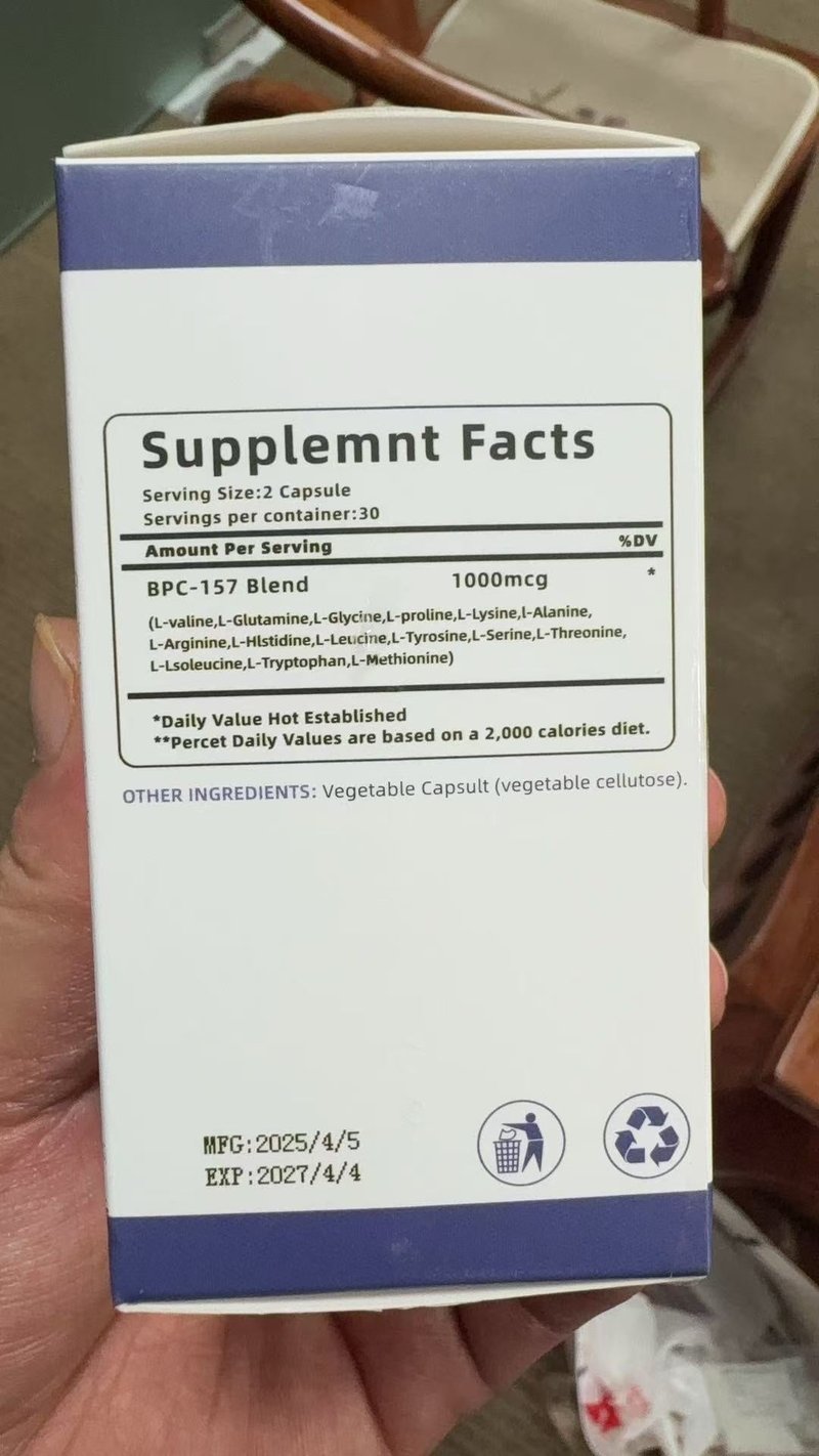 Exercise Recovery Support Muscle Capsules - 60 Tablets