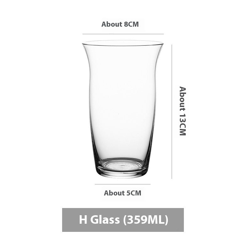 Simple Ins Style Handmade Crystal Glass Goblet - Multiple Variants