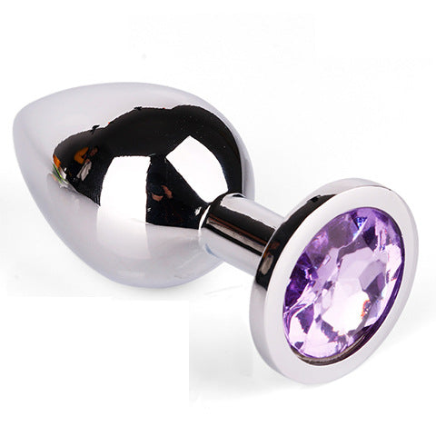 Adult Steel Butt Plug - Large, Medium & Small Sizes, Silver Metal Anal Toy