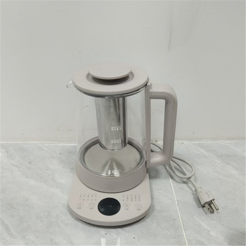 Automatic Glass Tea Maker with Tea Strainer - 1.5L Home Kitchen Appliance