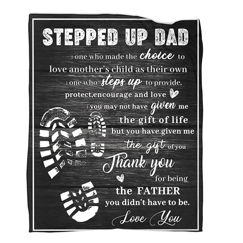 Dad's Bonus Father's Day Blanket - Soft Flannel Home Bedding