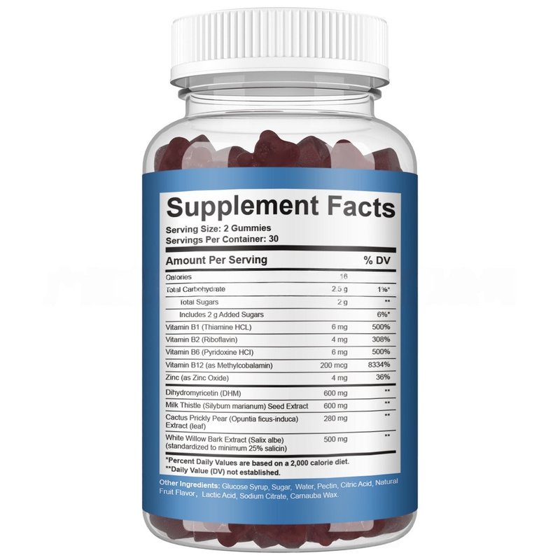 Elderberry Hangover Relief Candy - 60 Tablets