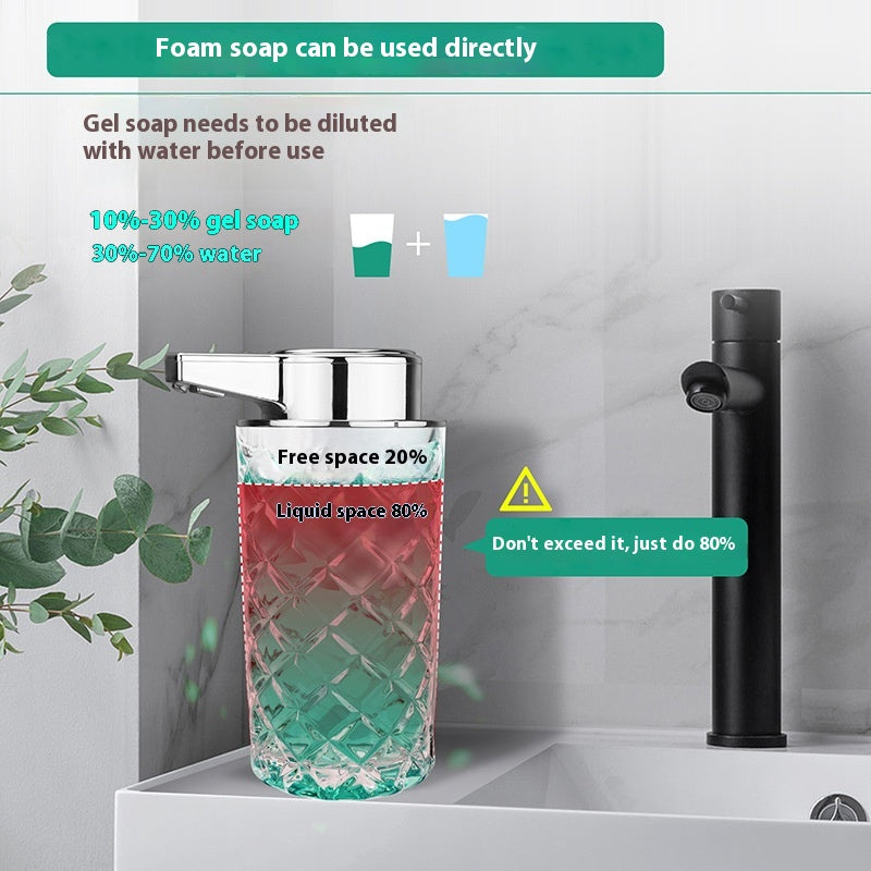 Automatic Sensing Soap Dispenser with Foam or Thick Mode - Home Kitchen Storage