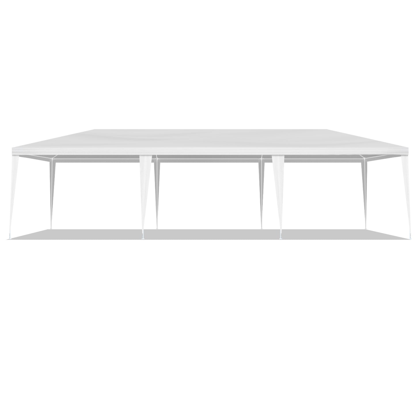 10x30ft White Party Tent with 5 Sidewalls - Waterproof Canopy